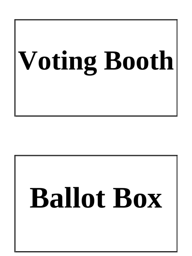 Voting Booth | PDF