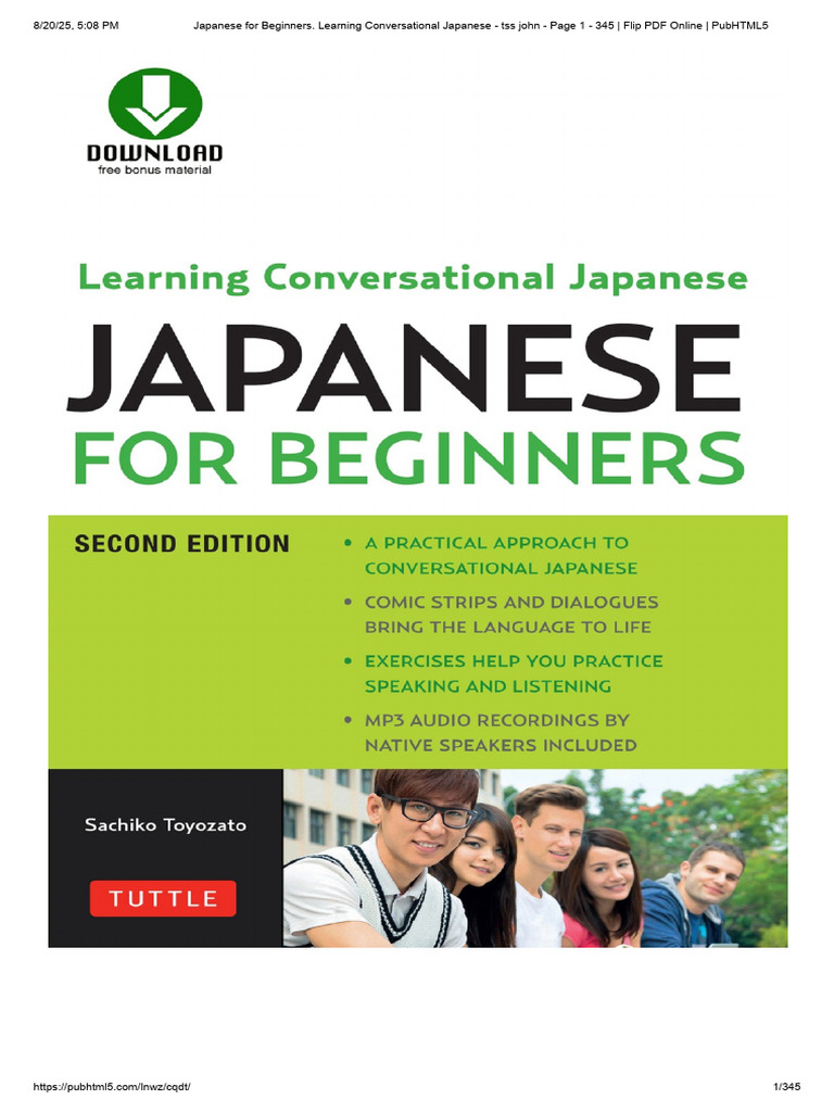 Learn Conversational Japanese Basics | PDF | Digital Typography ...