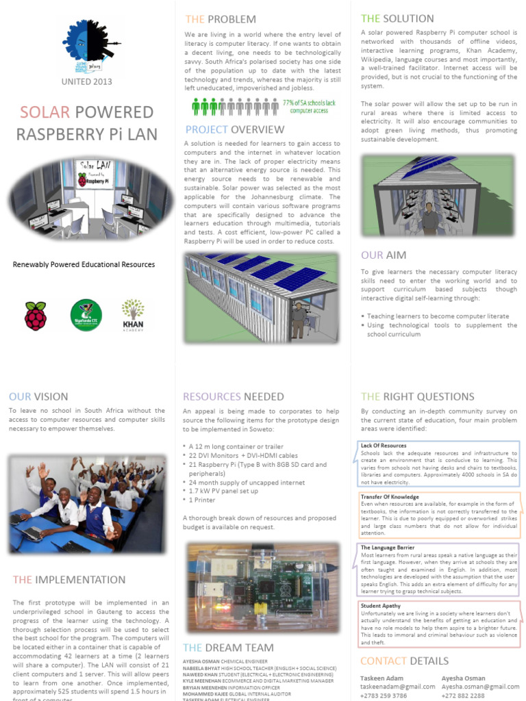 Solar-Powered Raspberry Pi Education | PDF | Literacy | Learning