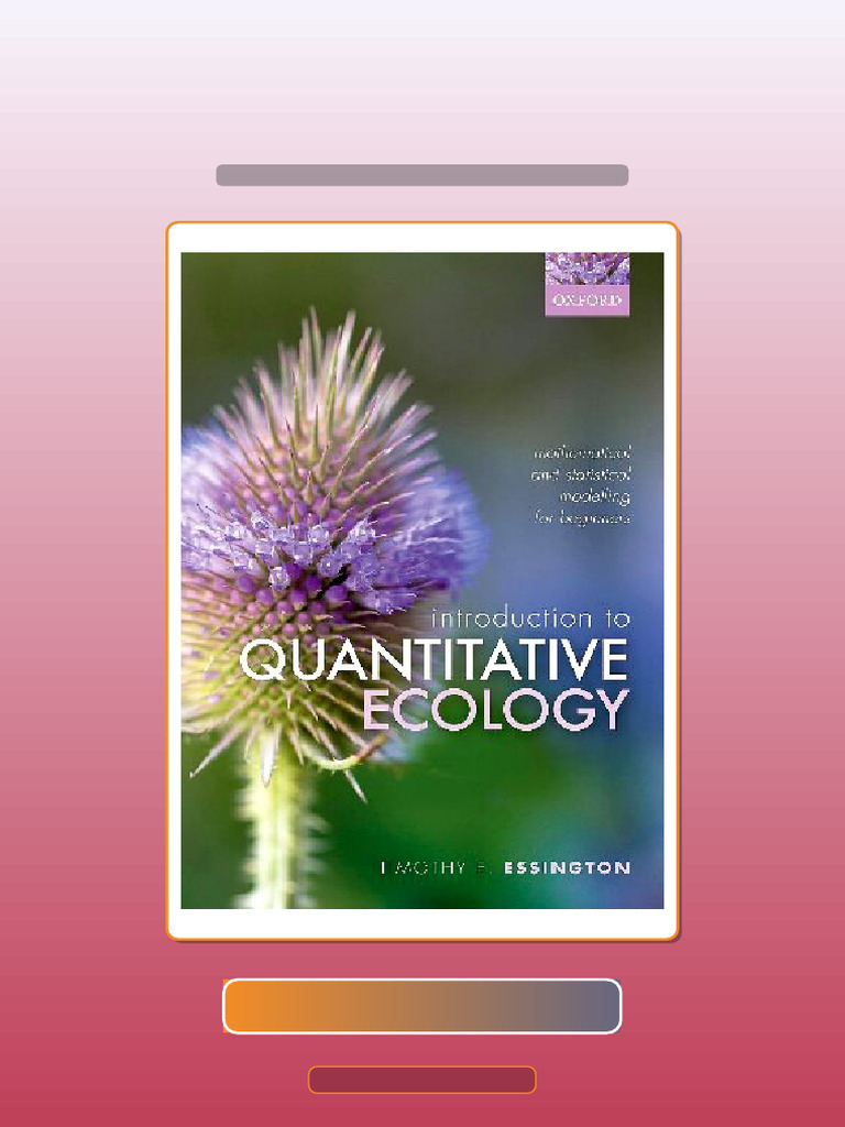 Test Bank for Introduction to Quantitative Ecology Mathematical and ...