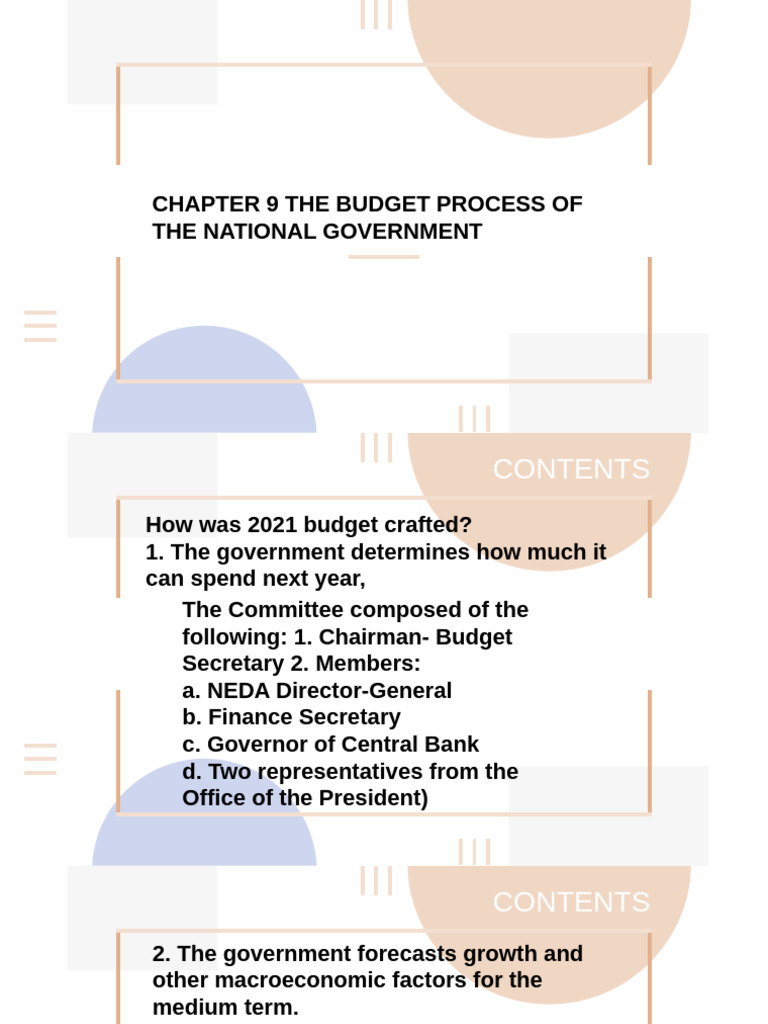National Government Budget Process Explained | PDF | Budget | Government