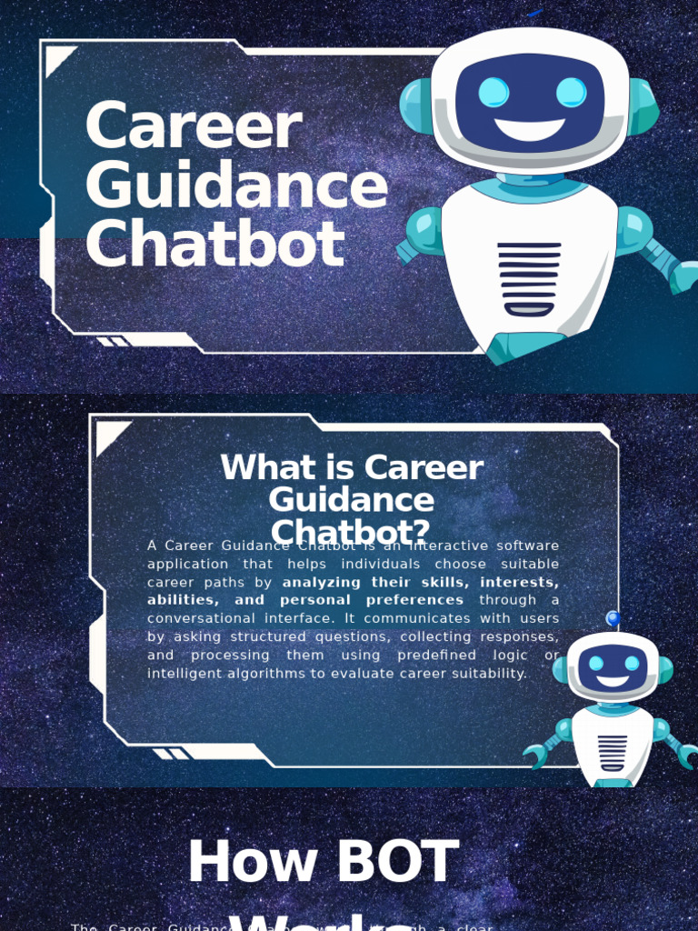 Career Guidance Chatbot Overview | PDF | Dynamic Web Page | Cyberspace