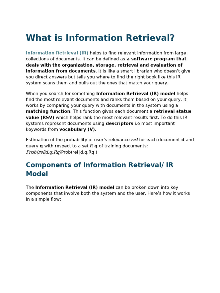 Understanding Information Retrieval Systems | PDF | Search Engine ...