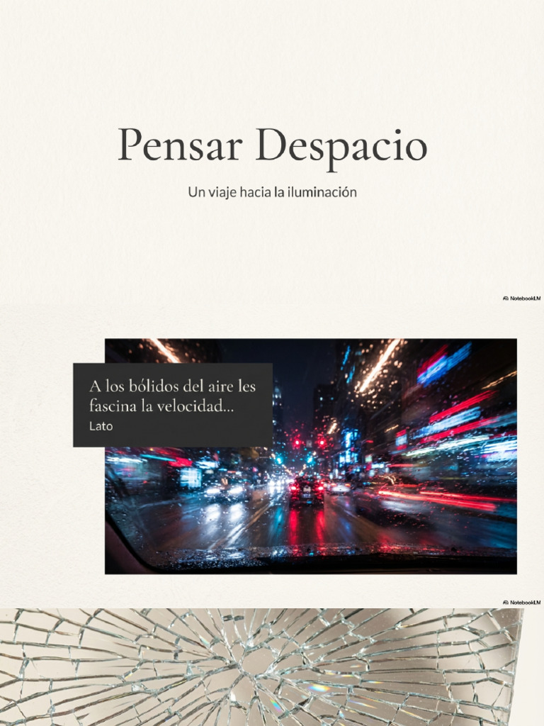 Pensar Despacio | PDF