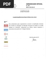 CO455 - Classificacoes Futebol Profissional