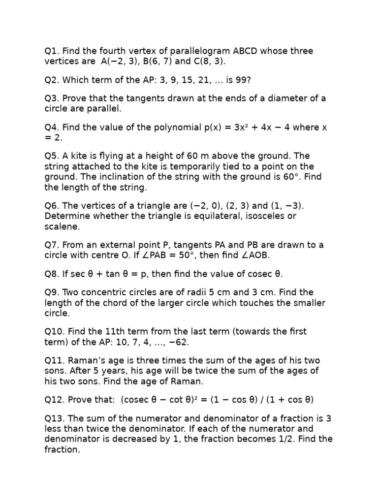 Math Problems and Solutions Guide | PDF | Triangle | Circle