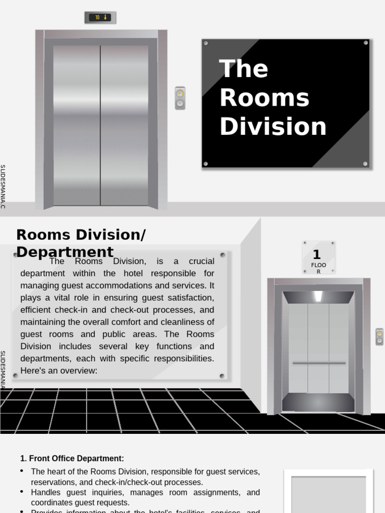 Rooms Division Overview in Hotels | PDF | Housekeeping