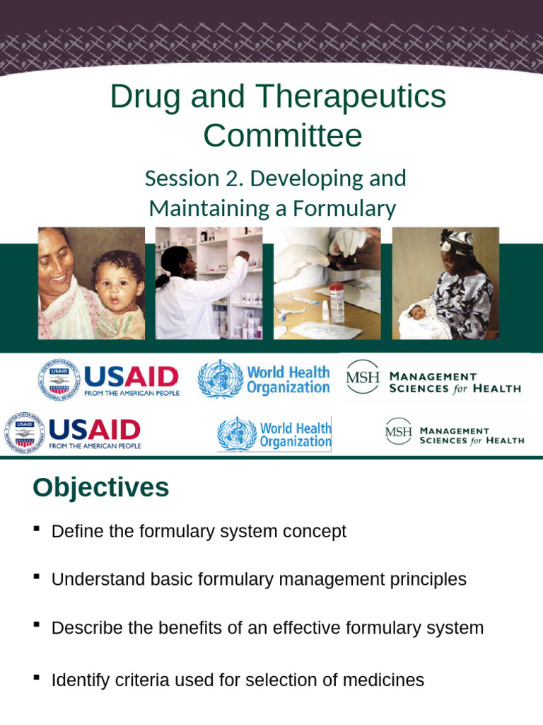 Formulary Management and Evaluation Guide | PDF | Medical Prescription ...
