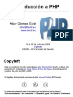 Introduccion A PHP