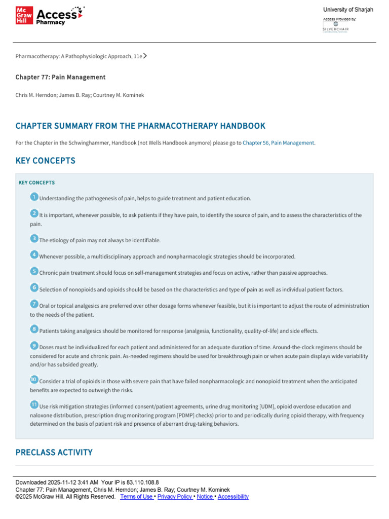 Pain Management Strategies and Insights | PDF | Pain | Pain Management