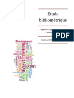 Etude bibliométrique 