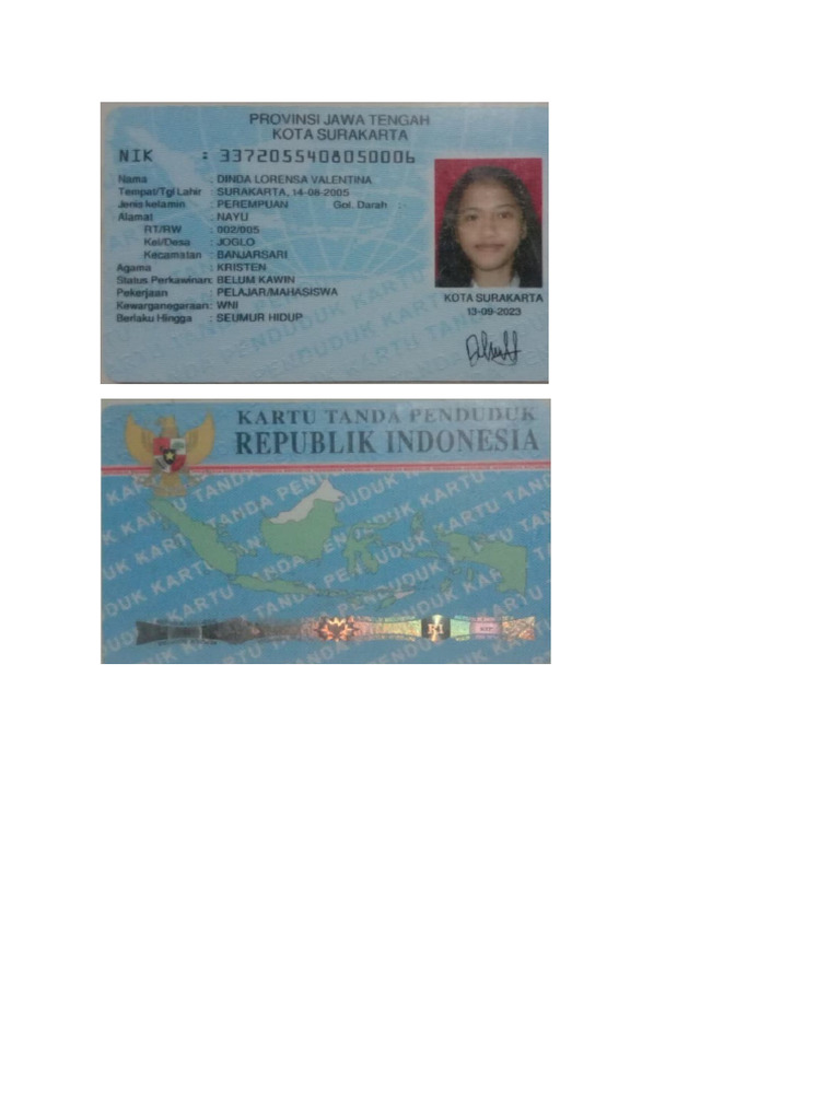 KTP Dinda | PDF