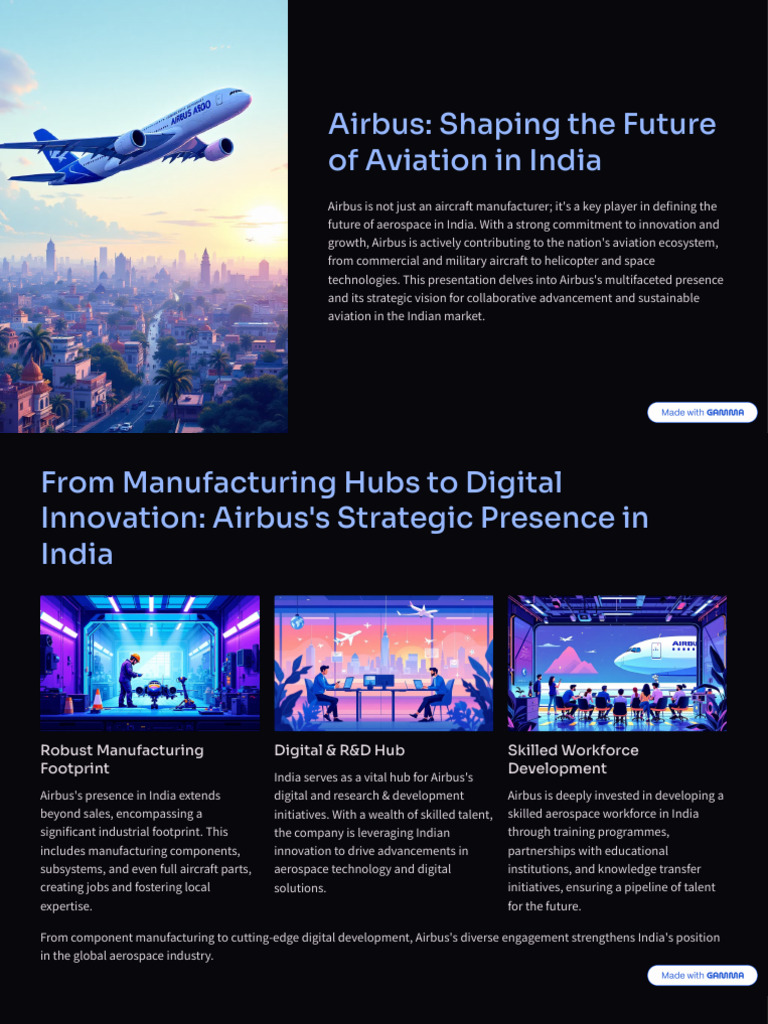 Airbus's Vision for India's Aviation Future | PDF | Sustainability ...