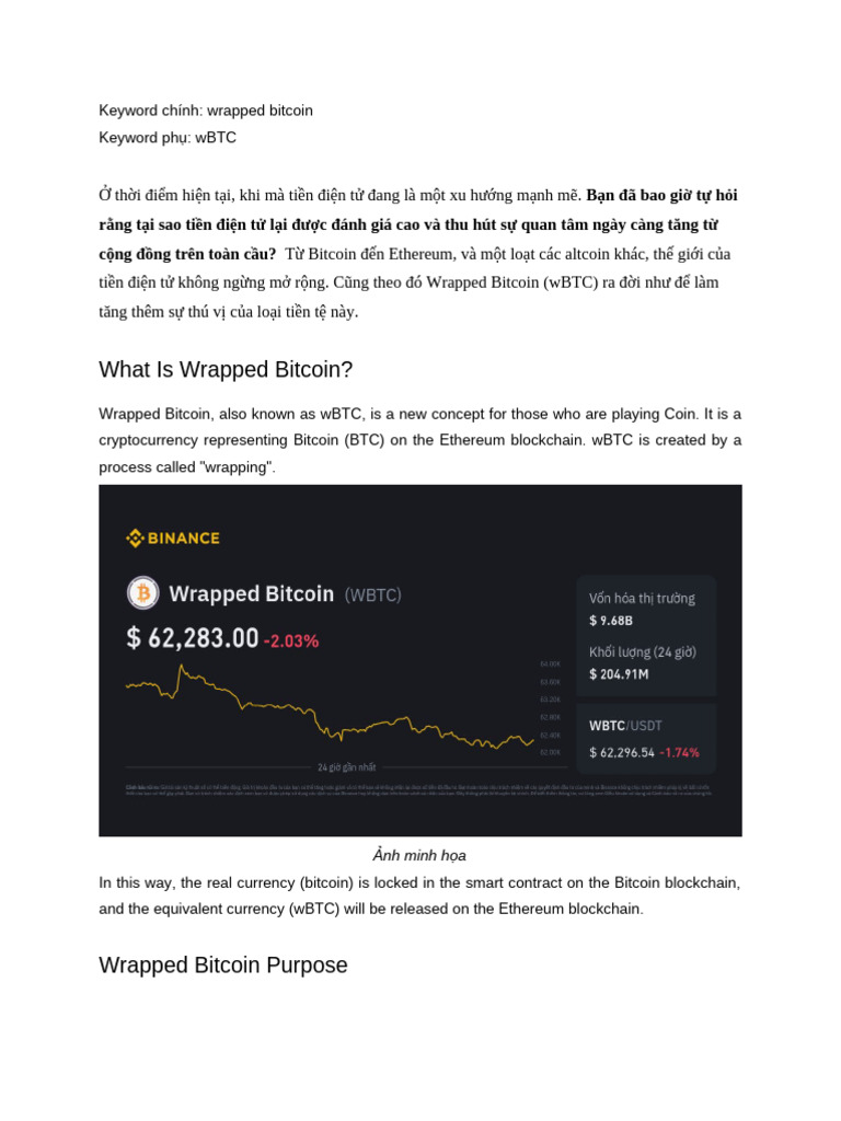 Wrapped Bitcoin | PDF