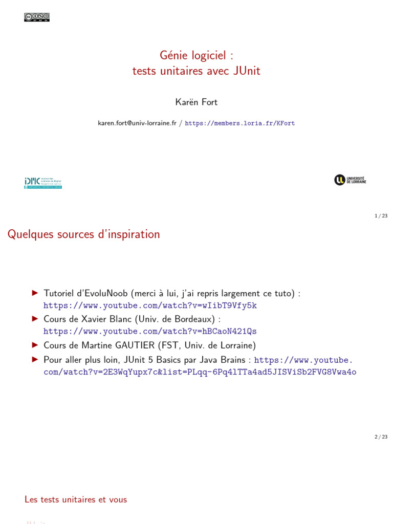 Tests unitaires avec JUnit : Guide complet | PDF | Test unitaire | Java ...