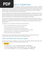 TallyPrime Audit Features Overview | PDF | Audit | Computing