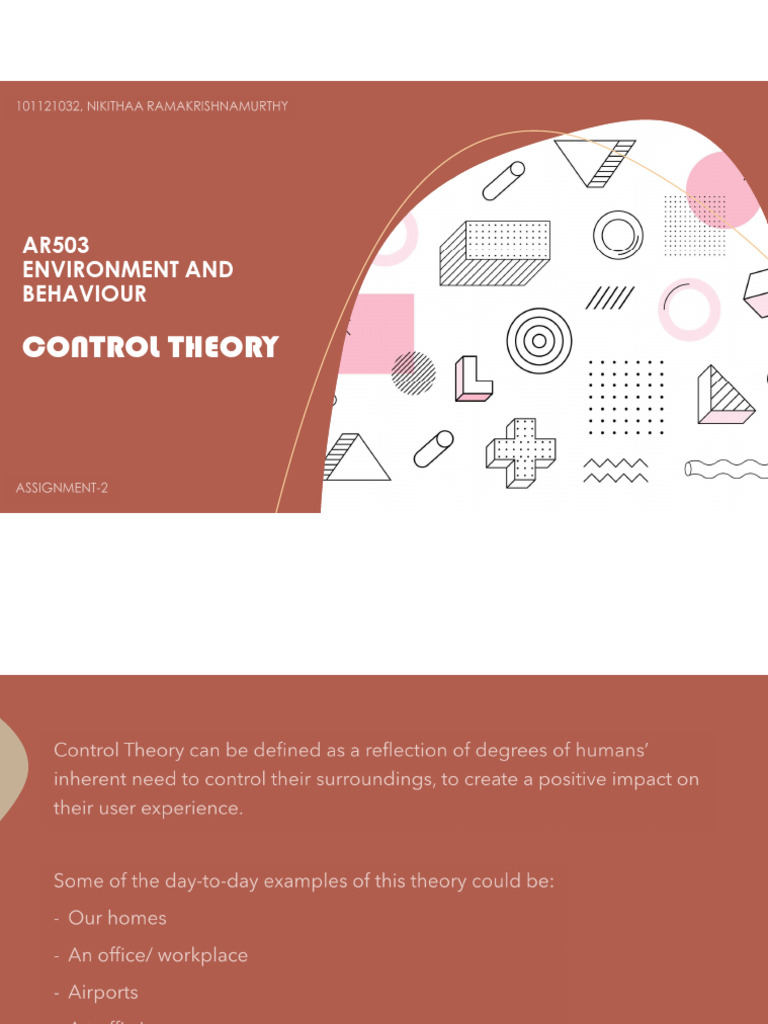 Control Theory in Everyday Environments | PDF