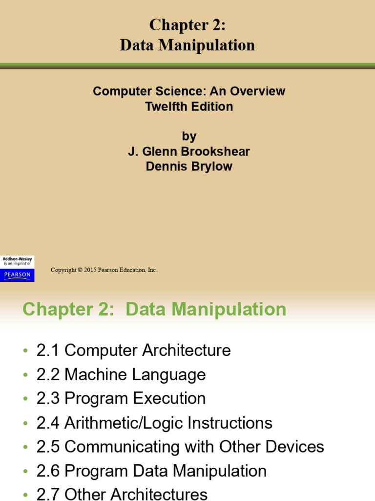 CENG111 Lecture3 Ch2 Data Manipulation | PDF | Central Processing Unit ...