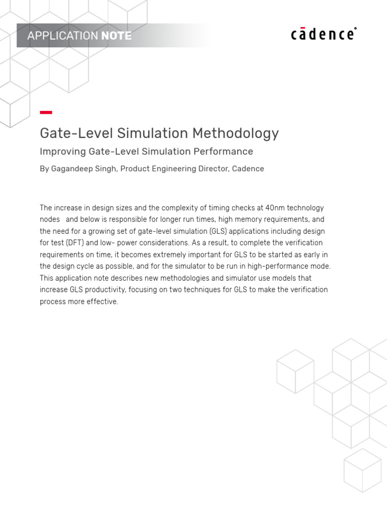 Enhancing Gate-Level Simulation Efficiency | PDF | Simulation | Formal ...