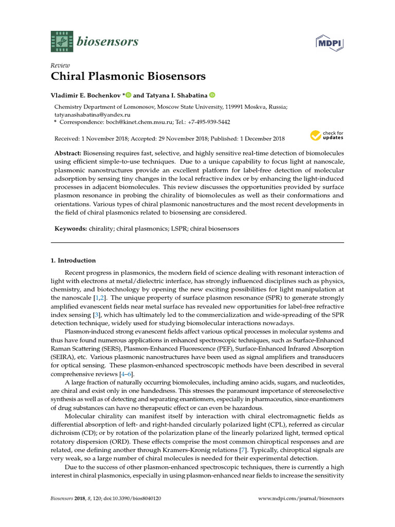 paper_13 | PDF | Surface Plasmon Resonance | Biosensor