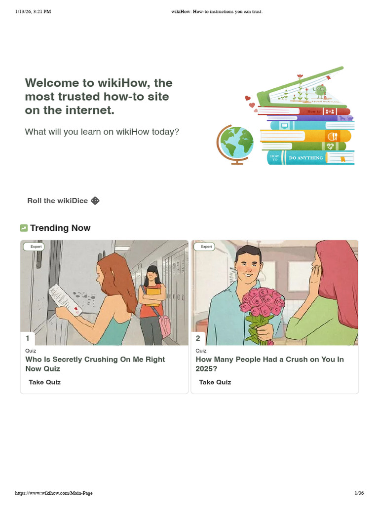 Fun Quizzes and Generators on wikiHow | PDF | Quiz