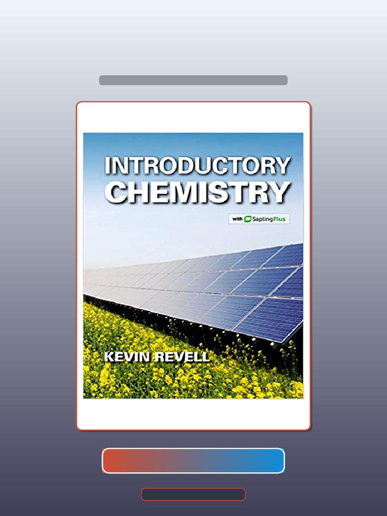 Test Bank for Introductory Chemistry 1st Edition by Kevin Revell | PDF ...