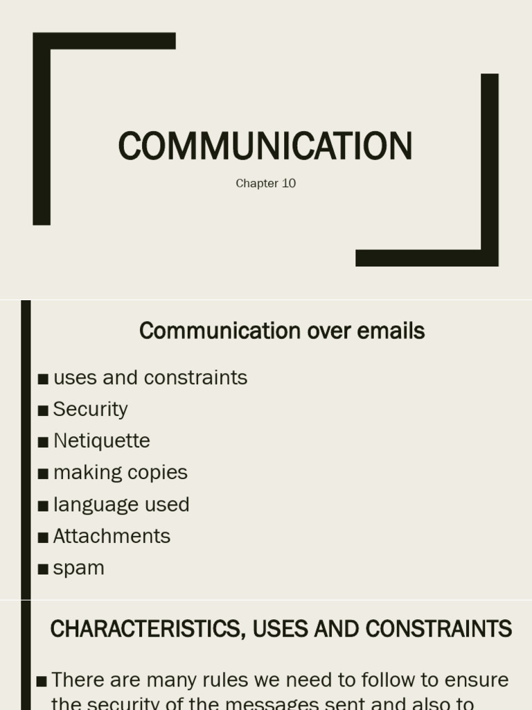 Communication chapter 10 | PDF | World Wide Web | Internet & Web