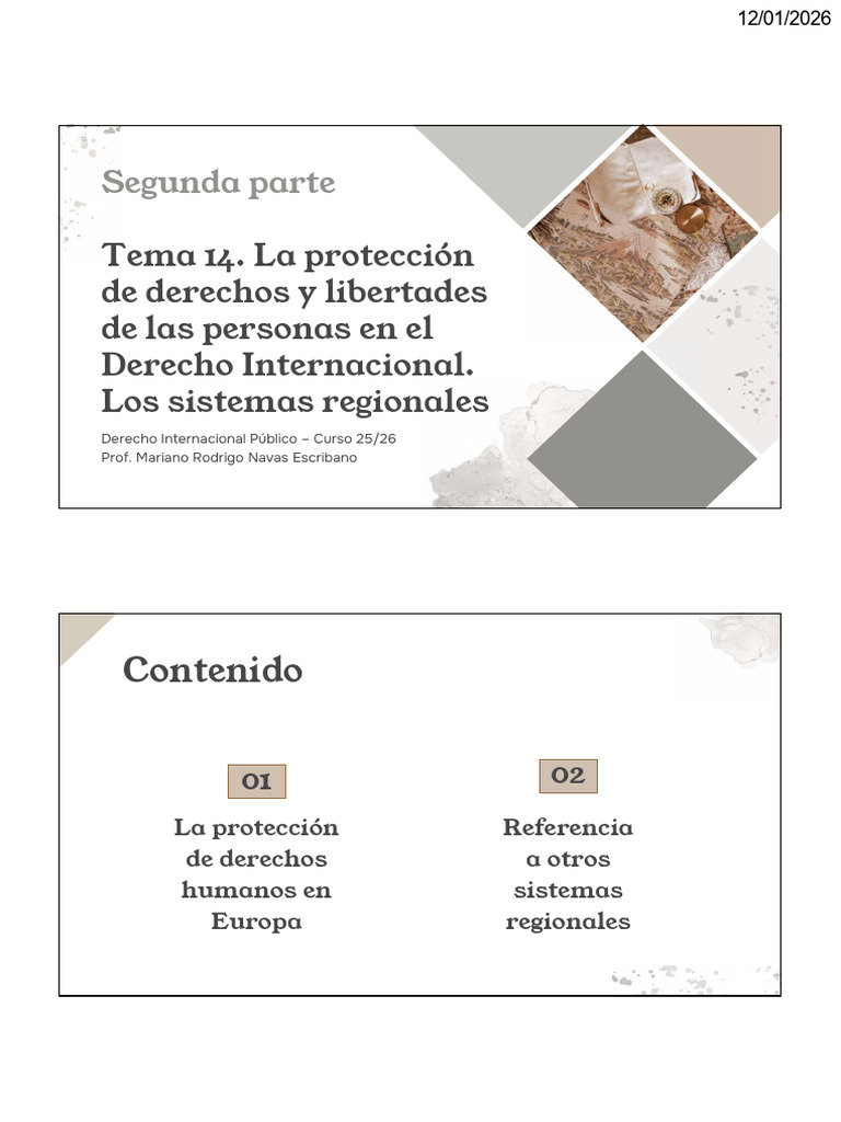 Protección de Derechos Humanos en Europa | PDF | Convenio europeo de ...