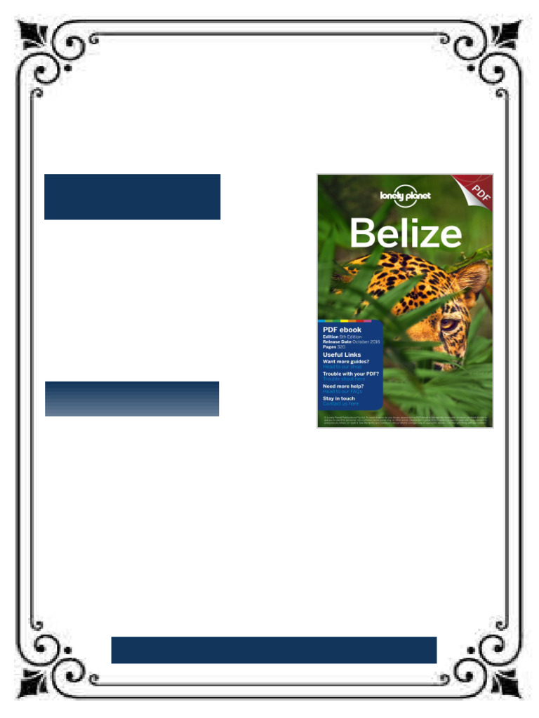 belize 6 full book 6th Edition Lonely Planet ebook 2026 complete manual ...