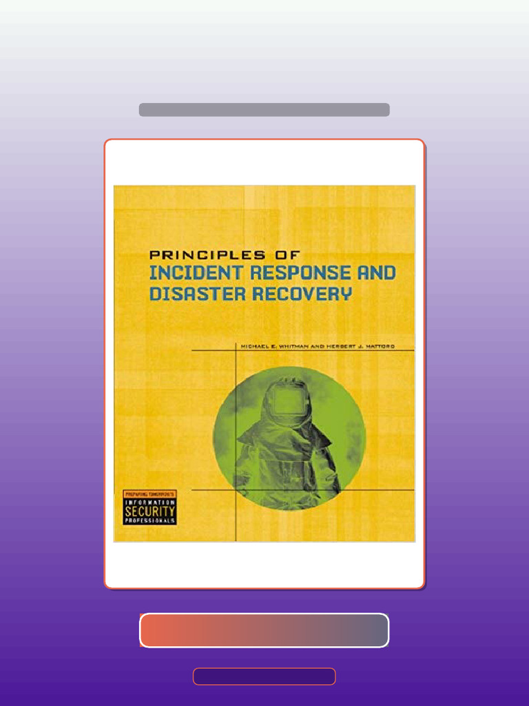 Test Bank for Principles of Incident Response and Disaster Recovery 1st ...