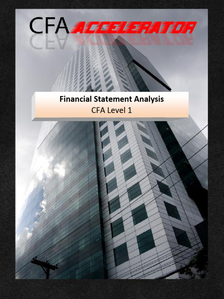 Financial Statement Analysis Overview | PDF | Equity (Finance) | Expense