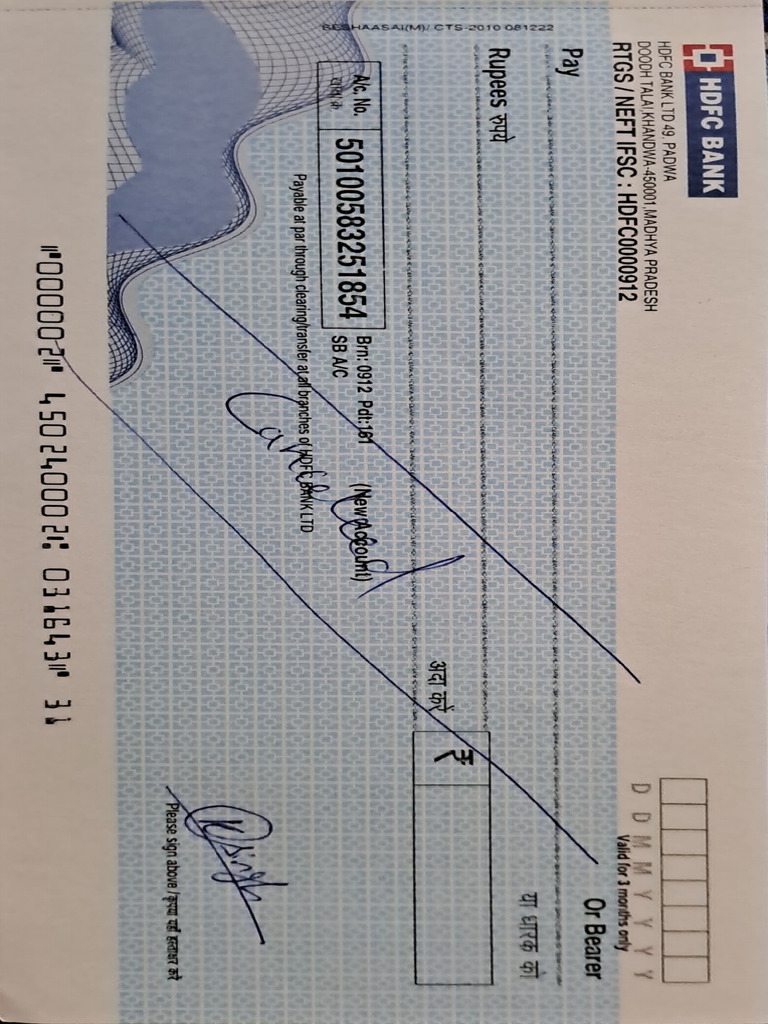 HDFC Bank Payment Instructions | PDF | Banking
