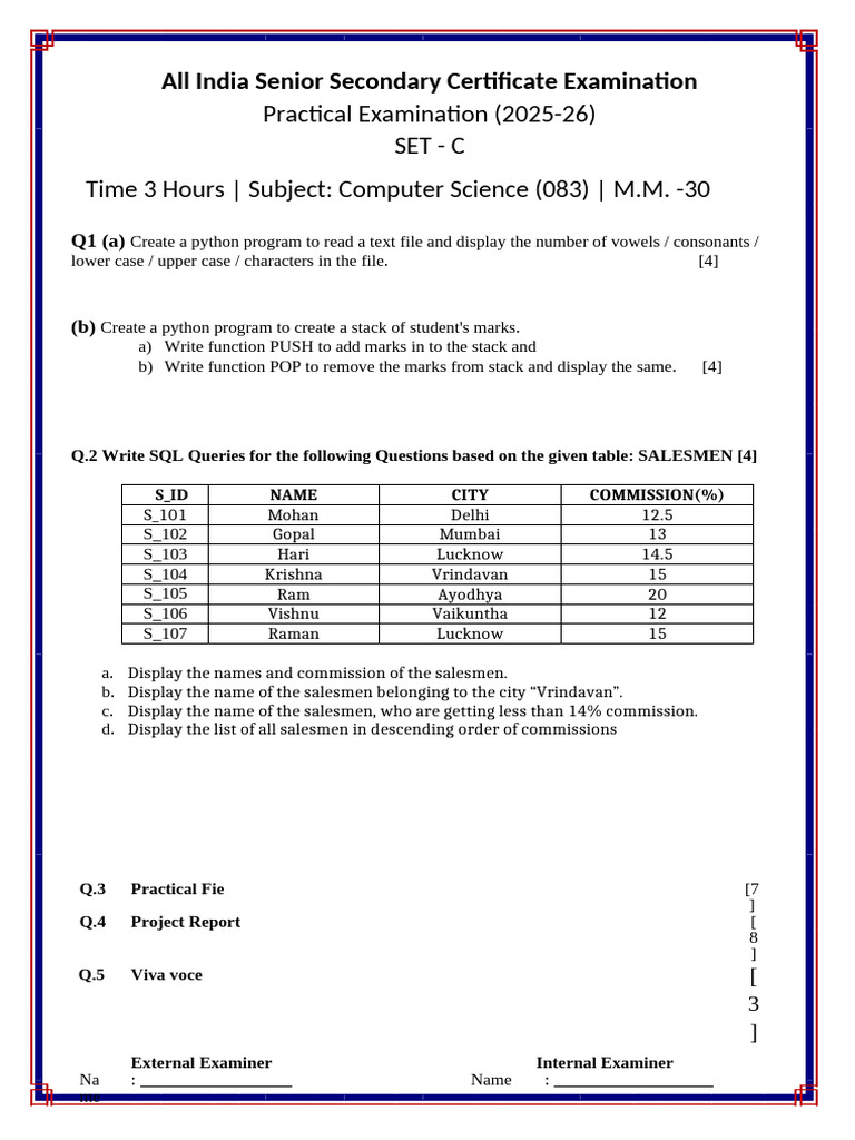 CS SET-A | PDF