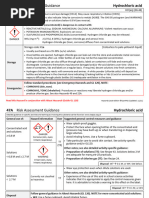 Concentrated Sulfuric Acid Hazards Guide | PDF | Sulfuric Acid | Acid