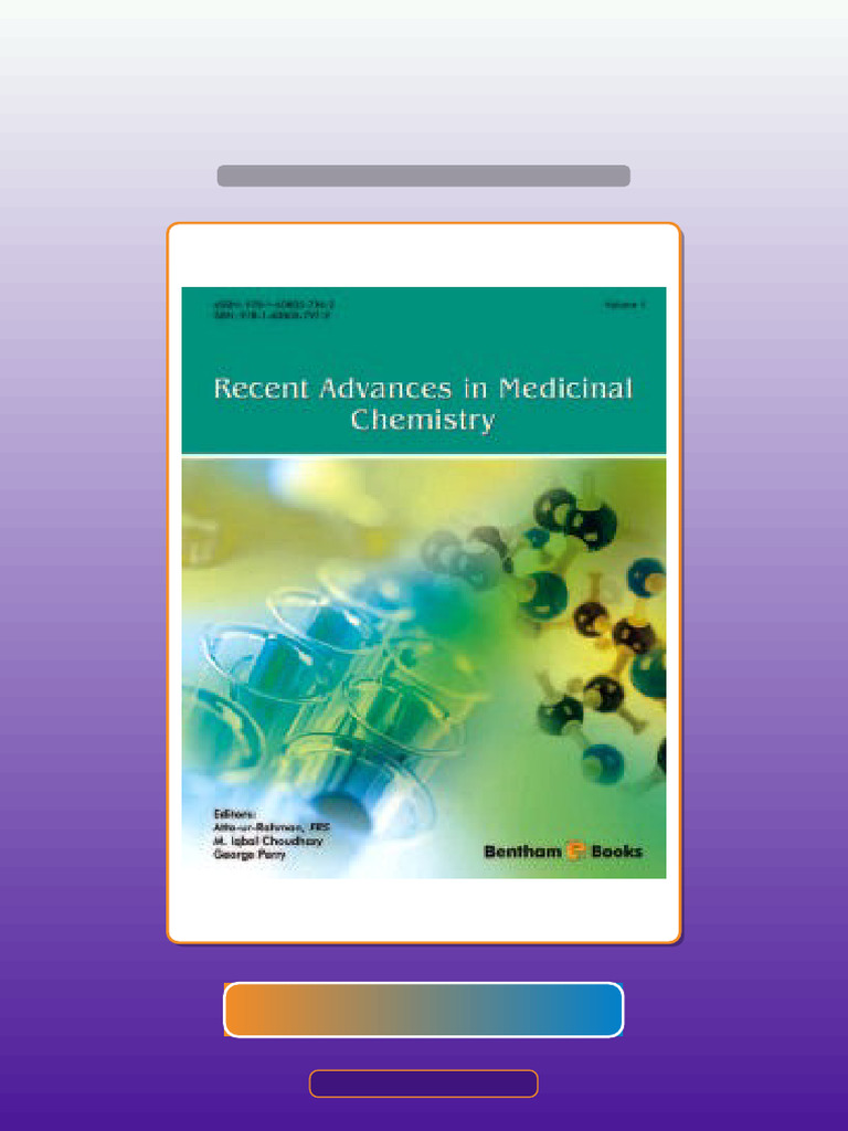 Test Bank for Recent Advances in Medicinal Chemistry Volume 1 | PDF