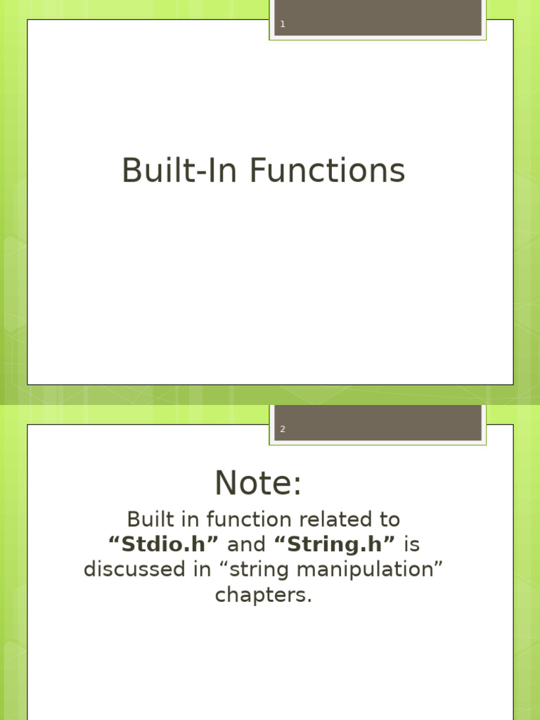 Essential Math Functions in C++ | PDF | Namespace | Numbers