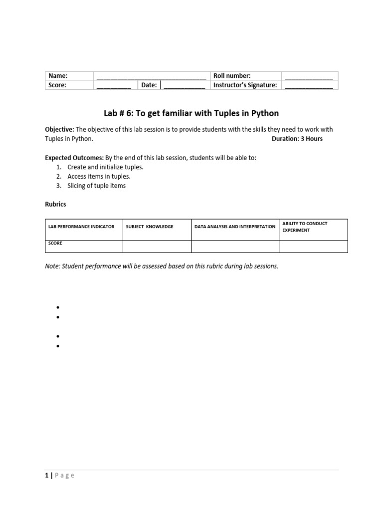 23CYS PF - Lab 6 | PDF | Python (Programming Language) | Computer ...