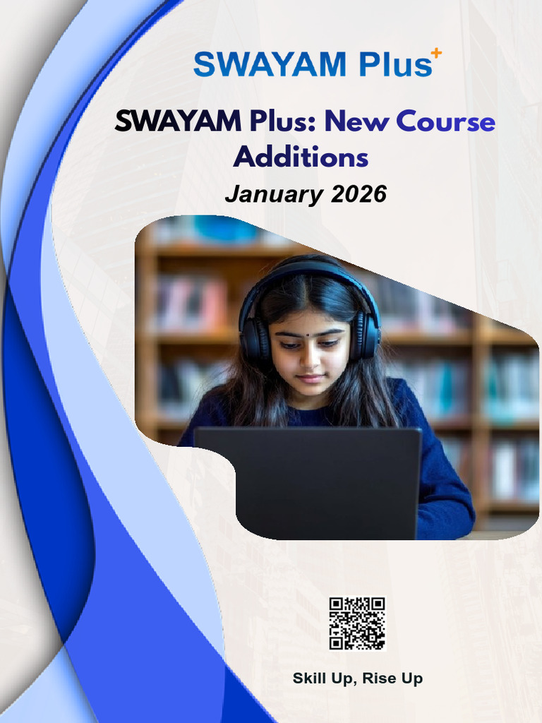 SWAYAM Plus: 40+ New Courses Launch | PDF | Artificial Intelligence ...