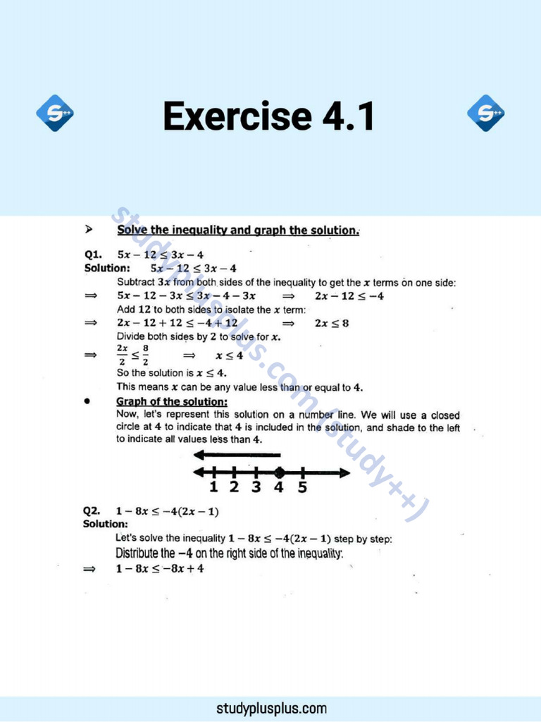 10 Maths Ex 4.1 | PDF