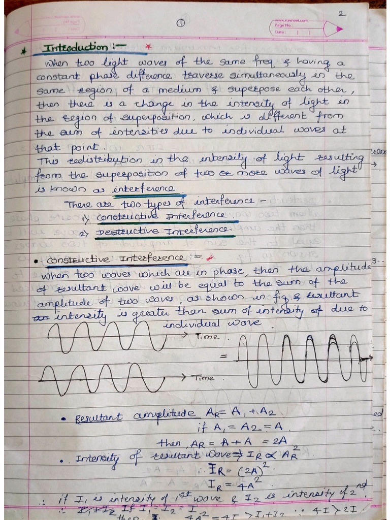 physics interference_8aef52973e9542ddef1cbd041a5df85d | PDF
