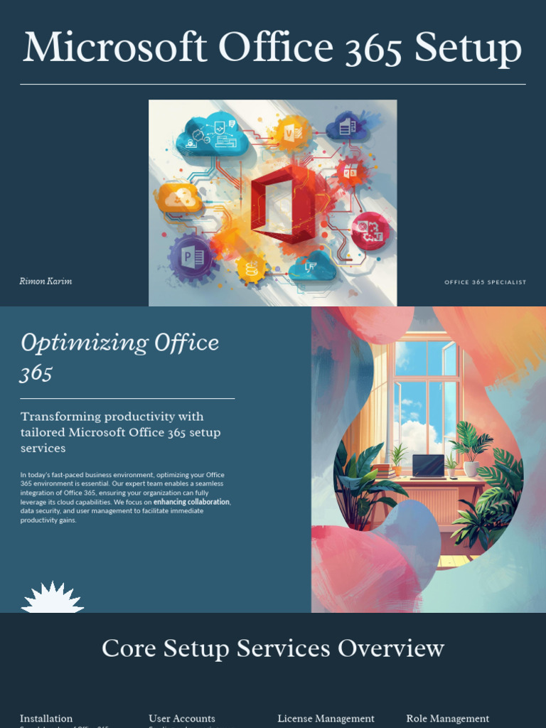 Optimized Office 365 Setup Services | PDF | Cloud Computing | Computer ...