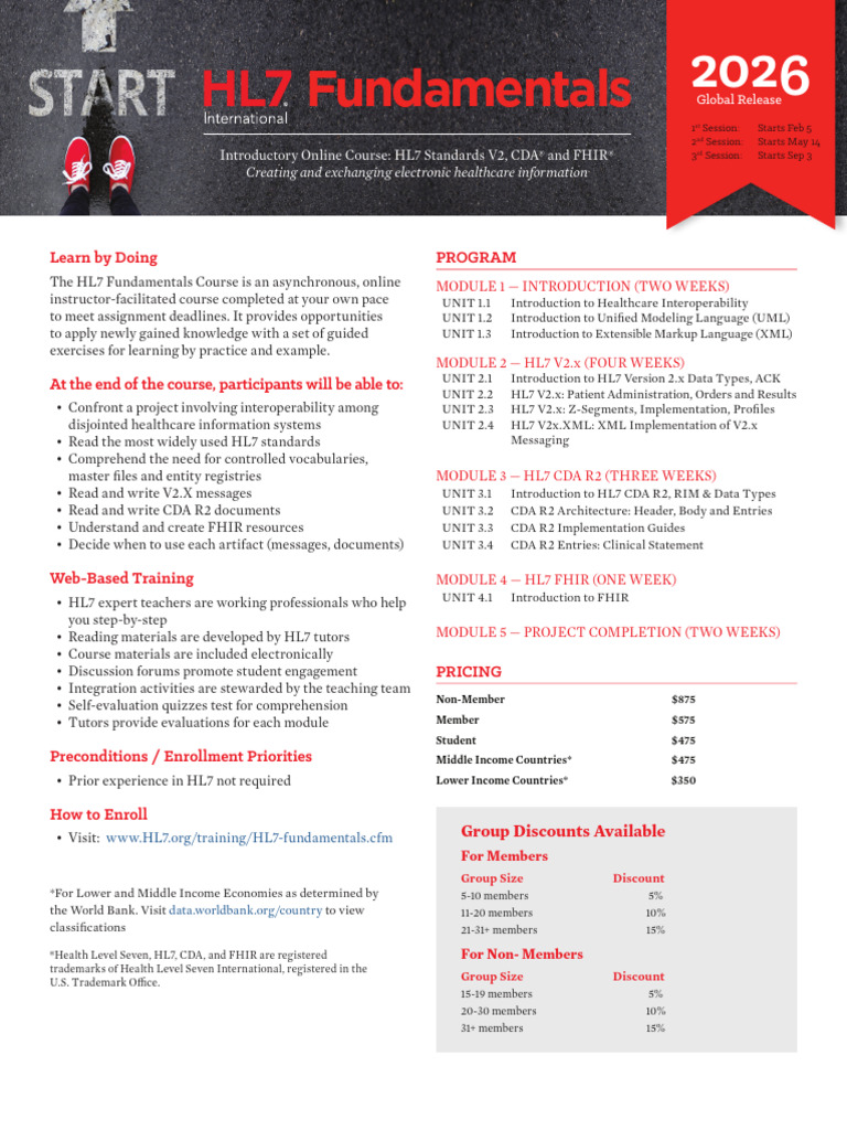 HL7Fundamentals 2026 | PDF | Computing | Health Care