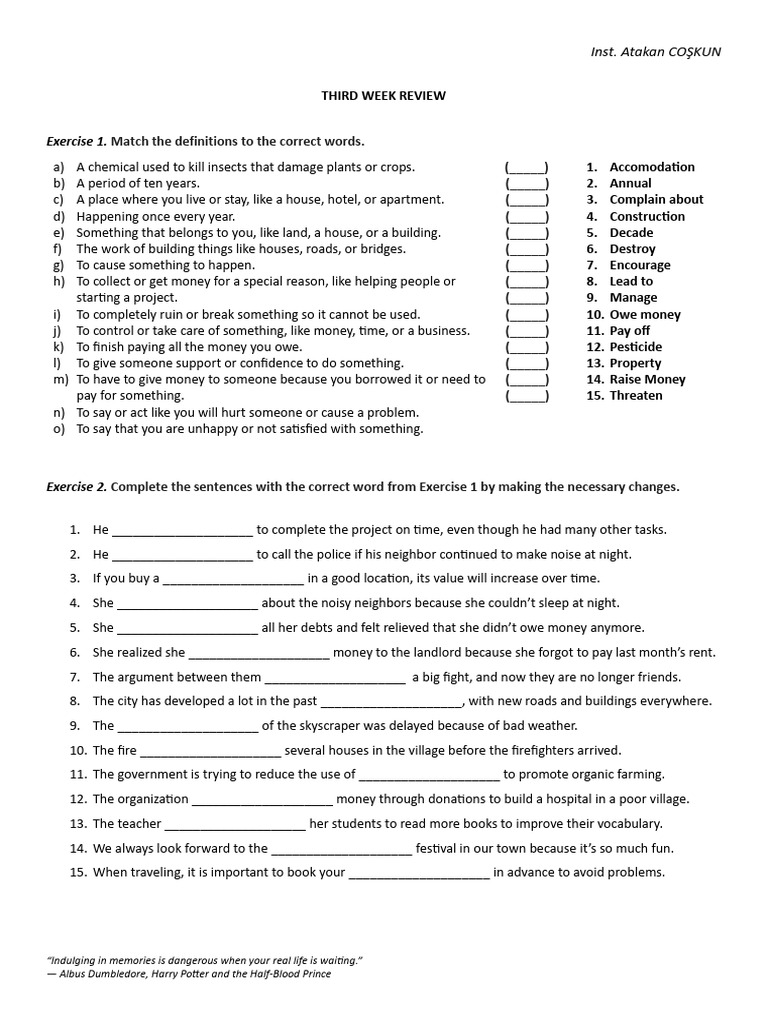 Week 3 Review 2 | PDF