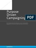 Purpose Driven Campaigning