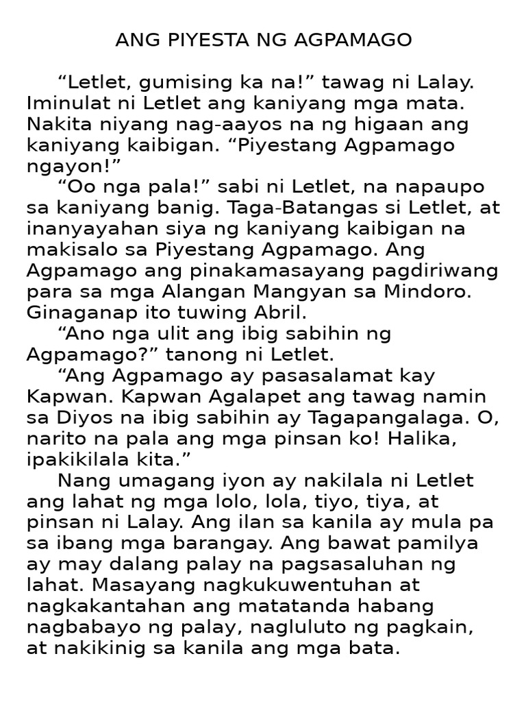 Filipino 6 LP Activity | PDF