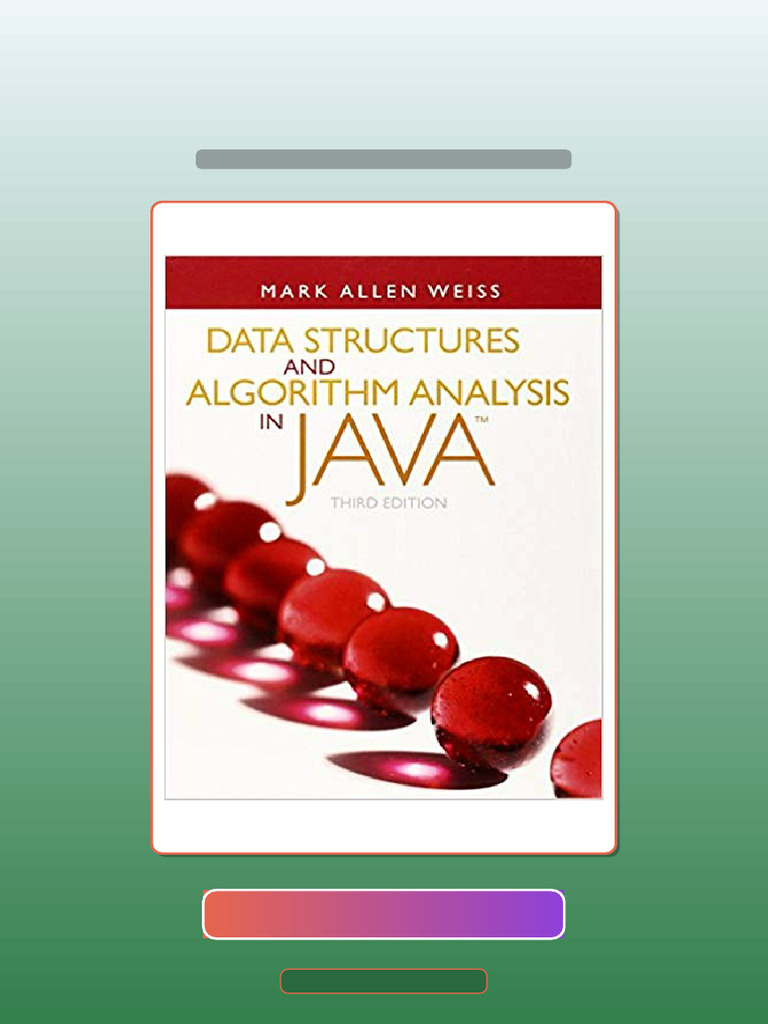 Test Bank for Data Structures and Algorithm Analysis in Java 3rd ...