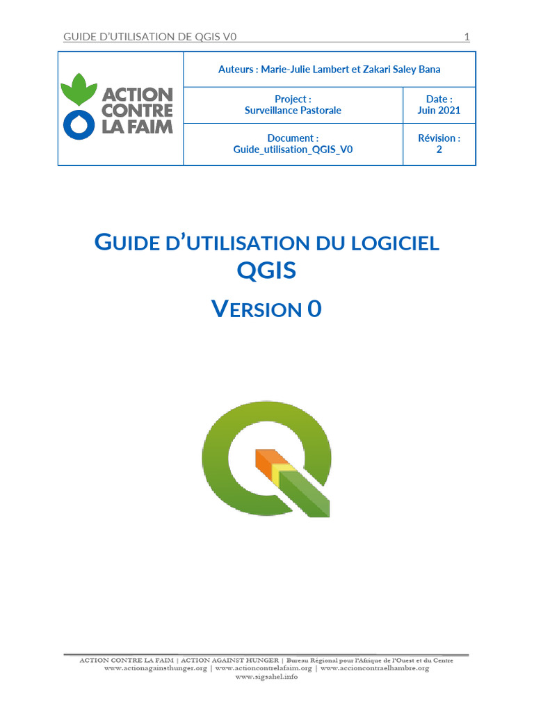 Guide d'utilisation de QGIS V0 | PDF | Système d'information ...