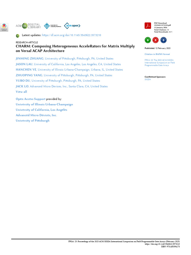 3543622.3573210 | PDF | Multi Core Processor | Parallel Computing