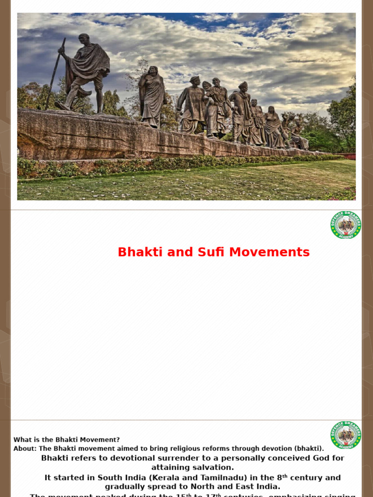 Bhakti and Sufi Movements Overview | PDF | Bhakti Movement | Vedanta