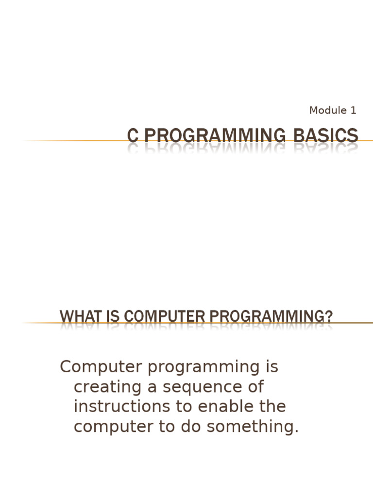 Turbo C Programming Basics Guide | PDF | Data Type | Computer Program